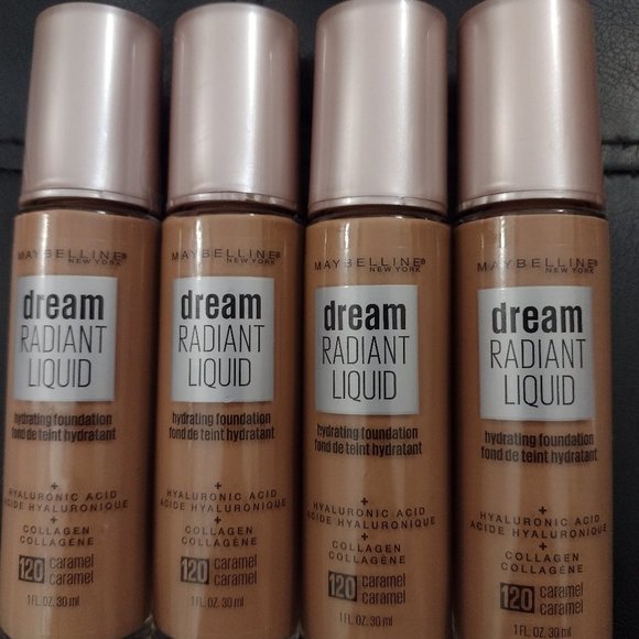 Maybelline Other - Maybelline Dream Radiant Liquid Foundation #120 Caramel 1.0 fl.oz LOT OF FOUR